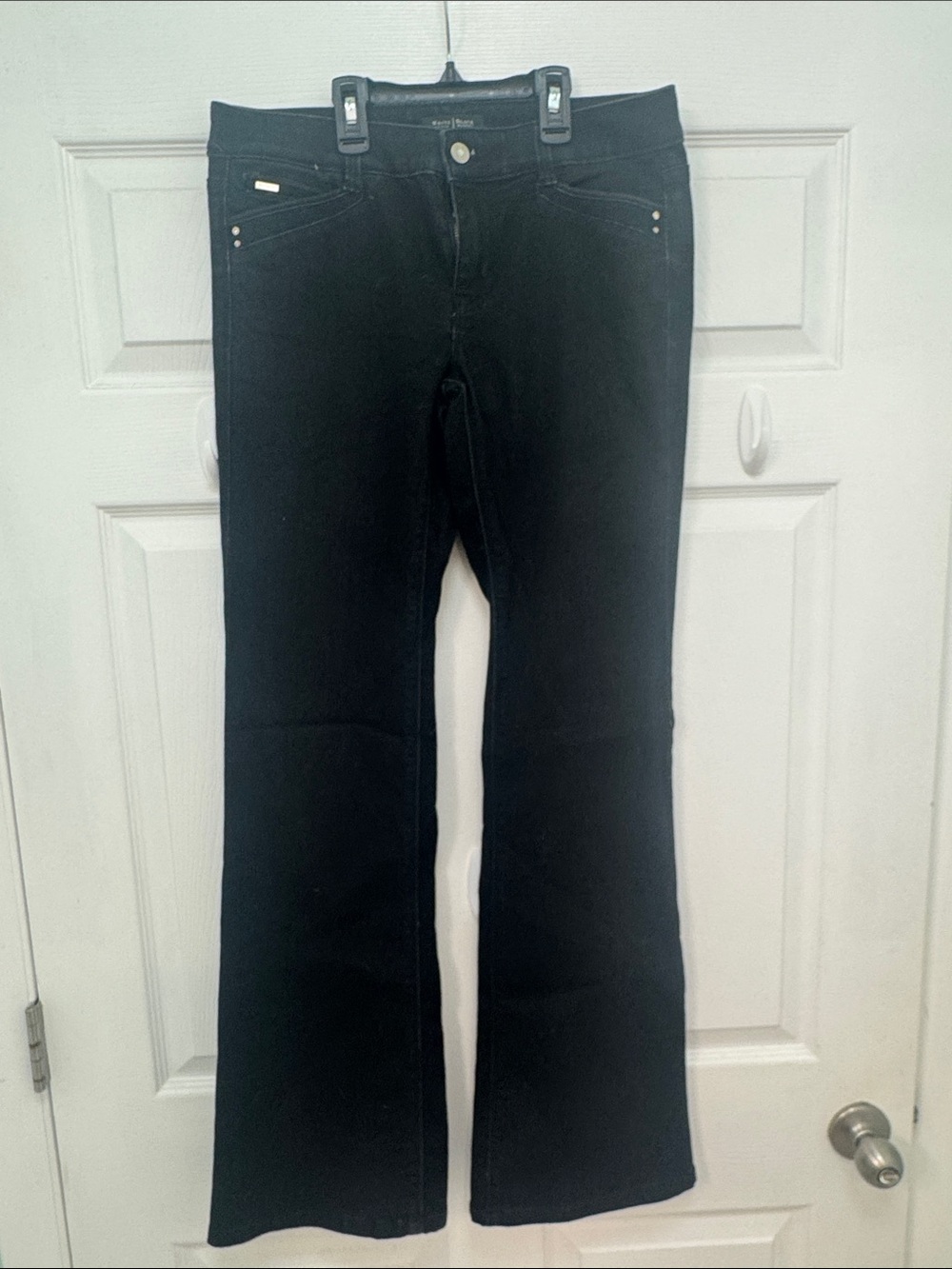 White House Black Market Black Flare Jeans